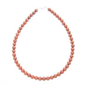 Jaspe Rouge : Vertus, Bienfaits, Propriétés et Signification en Lithothérapie collier jaspe rouge pierres boules 8mm 01 1000x1000