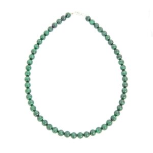 Malachite : Vertus, Bienfaits, Propriétés et Signification en Lithothérapie collier malachite pierres boules 08mm 1 1000x1000