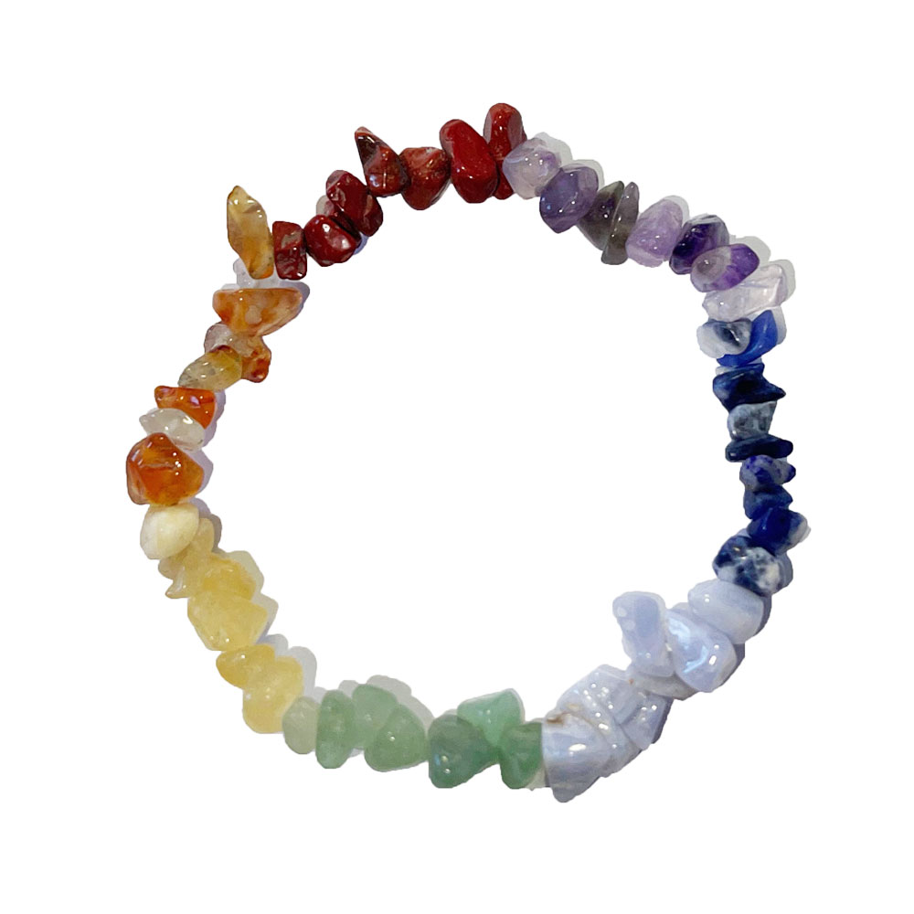 bracelet 7 chakras baroque 19cm 01 bracelet 7 chakras baroque 19cm 01
