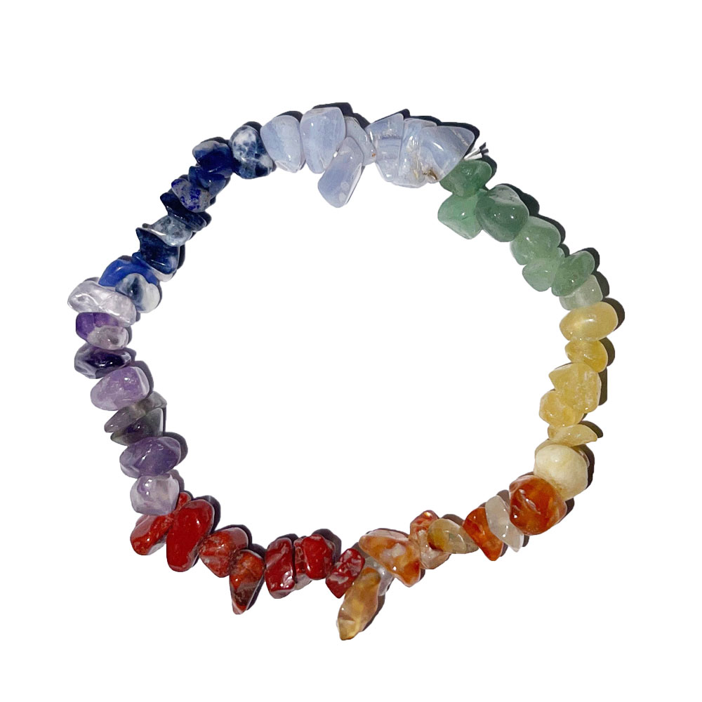 bracelet 7 chakras baroque 19cm 02 bracelet 7 chakras baroque 19cm 02