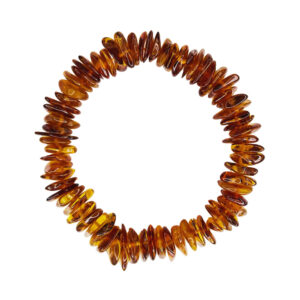 Ambre : Vertus, Bienfaits et Propriétés en Lithothérapie bracelet ambre cognac 19cm 01