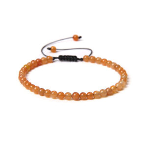 Aventurine : Vertus, Bienfaits, Propriétés et Signification en Lithothérapie bracelet aventurine rouge pierres boules 4mm cordon ajustable 01