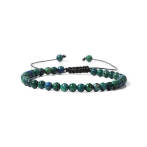 Azurite : Vertus, Bienfaits, Propriétés et Signification en Lithothérapie bracelet azurite malachite pierres boules 4mm cordon ajustable 01