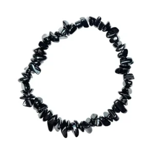 Hématite : Vertus, Bienfaits, Propriétés et Signification en Lithothérapie bracelet hematite baroque 19cm 01.jpg