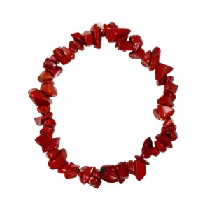 Jaspe Rouge : Vertus, Bienfaits, Propriétés et Signification en Lithothérapie bracelet jaspe rouge baroque 19cm 01.jpg