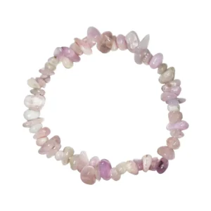 Kunzite : Vertus, Bienfaits, Propriétés et Signification en Lithothérapie bracelet kunzite baroque 19cm 01.jpg