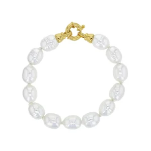Perles de Majorque : Vertus, Bienfaits, Propriétés et Signification en Lithothérapie bracelet perles de majorque blanches baroque 20cm 328010 01.jpg