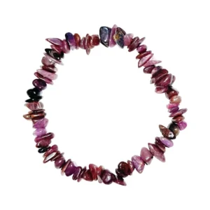 Rubis : Vertus, Bienfaits, Propriétés et Signification en Lithothérapie bracelet rubis baroque 19cm 01.jpg