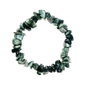 Séraphinite : Vertus, Bienfaits, Propriétés et Signification en Lithothérapie bracelet seraphinite baroque 19cm 01.jpg
