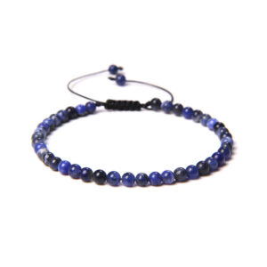 Sodalite : Vertus, Bienfaits, Propriétés et Signification en Lithothérapie bracelet sodalite pierres boules 4mm cordon ajustable 01