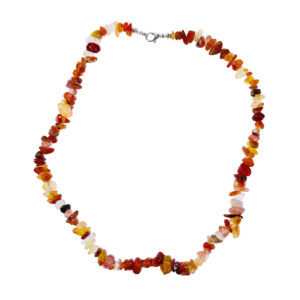 collier cornaline baroque 45cm 01