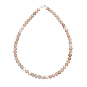 Héliolite : Vertus, Bienfaits, Propriétés et Signification en Lithothérapie collier heliolite pierres boules 08mm 01