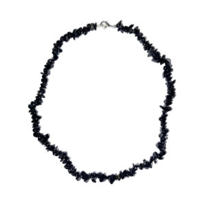 Onyx : Vertus, Bienfaits, Propriétés et Signification en Lithothérapie collier onyx baroque 45cm 01