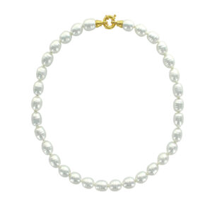 Perles de Majorque : Vertus, Bienfaits, Propriétés et Signification en Lithothérapie collier perles de majorque blanches baroque 327892 01