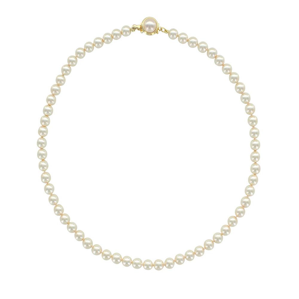 Perles de Majorque : Vertus, Bienfaits, Propriétés et Signification en Lithothérapie collier perles de majorque blanches pierres boules 6mm 327714pl 01