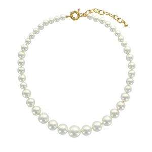 collier perles de majorque blanches pierres boules 8 14mm 327903 01