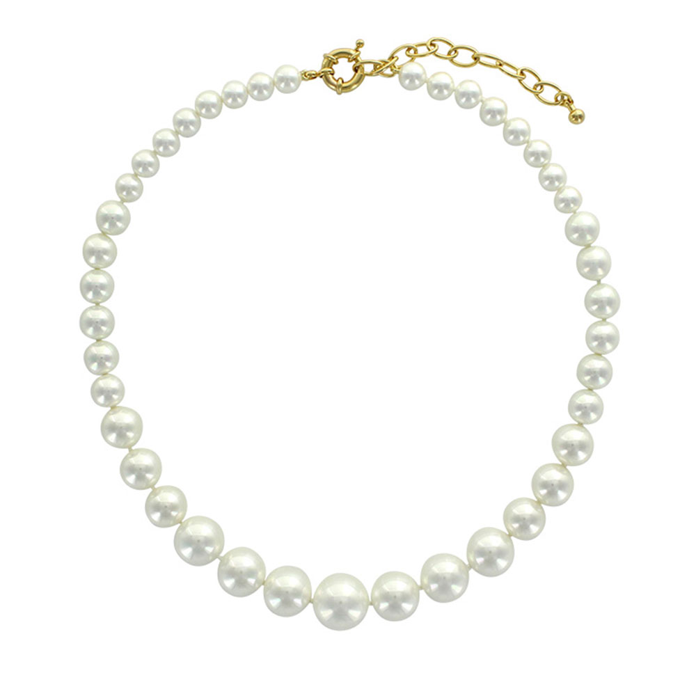 collier perles de majorque blanches pierres boules 8 14mm 327903 01 collier perles de majorque blanches pierres boules 8 14mm 327903 01