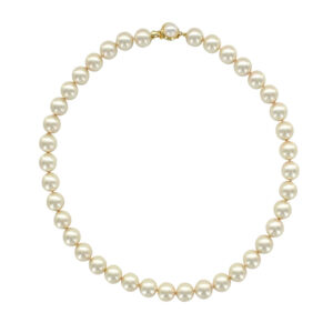 Perles de Majorque : Vertus, Bienfaits, Propriétés et Signification en Lithothérapie collier perles de majorque blanches pierres boules 8mm 327743 01