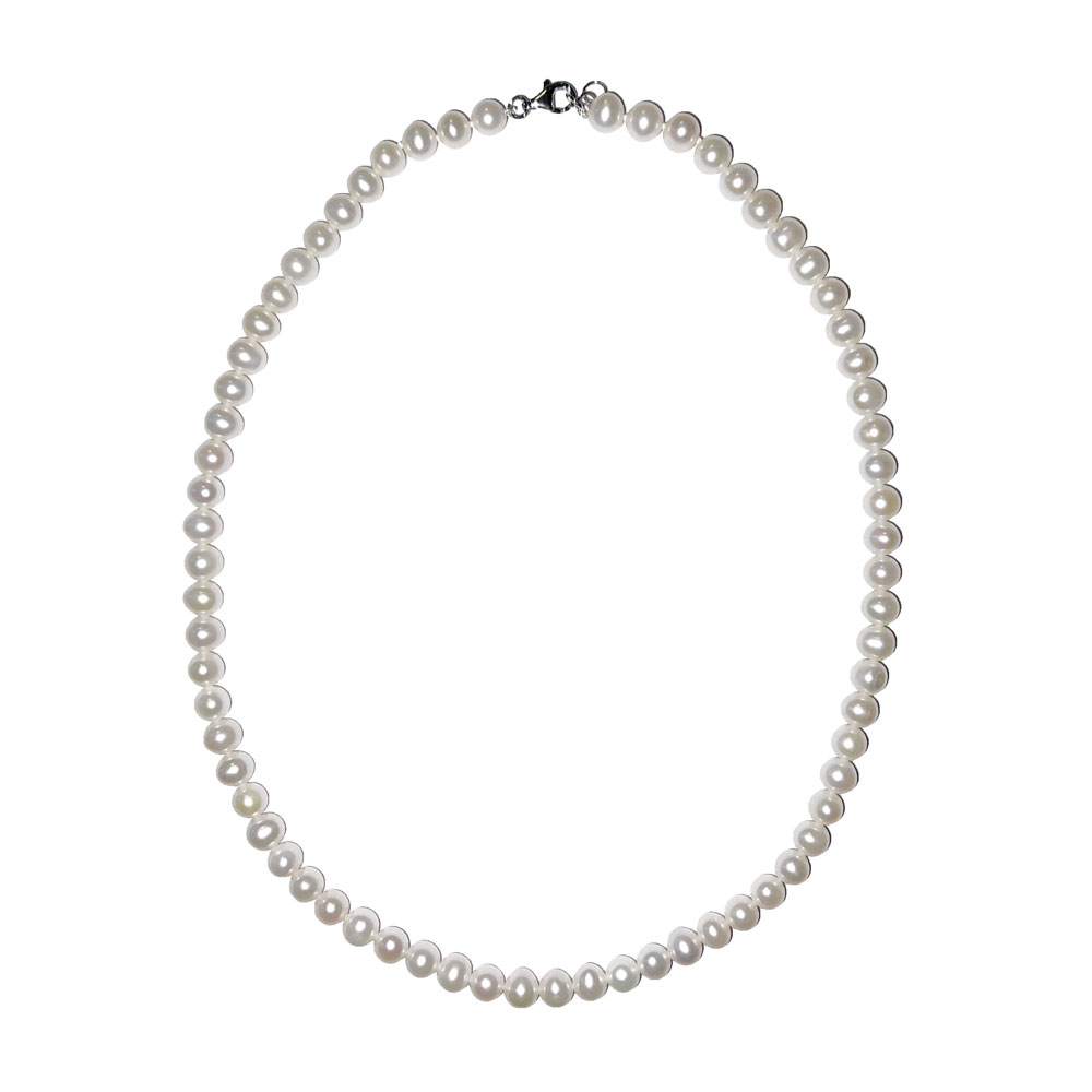 collier perles eau douce blanches pierres boules 7mm 31712150 01 collier perles eau douce blanches pierres boules 7mm 31712150 01