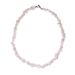 Quartz Rose : Vertus, Bienfaits, Propriétés et Signification en Lithothérapie collier quartz rose baroque 45cm 01