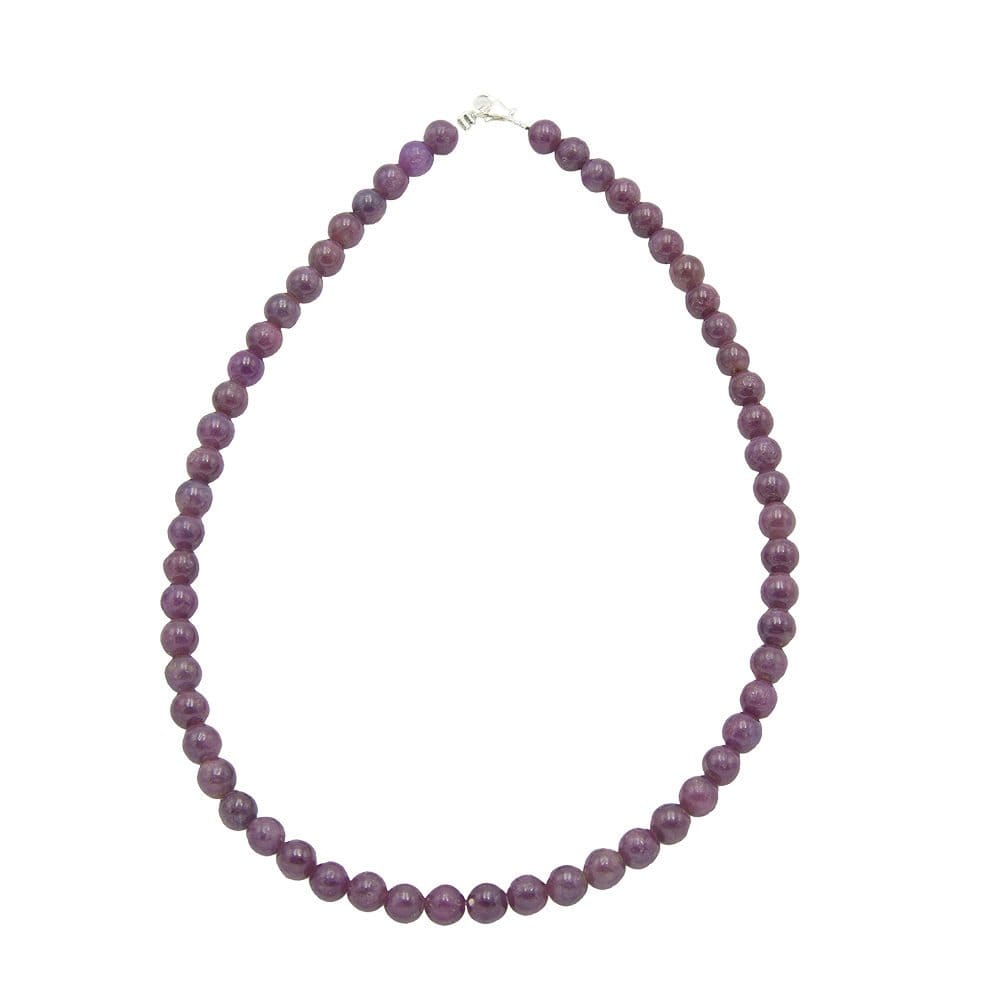 Rubis : Vertus, Bienfaits, Propriétés et Signification en Lithothérapie collier rubis rouge pierres boules 8mm 01 1000x1000