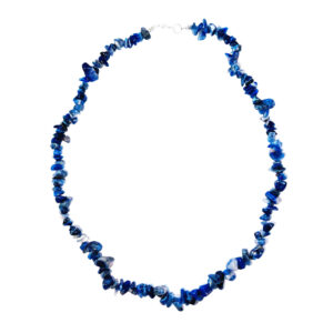 Sodalite : Vertus, Bienfaits, Propriétés et Signification en Lithothérapie collier sodalite baroque 45cm 01