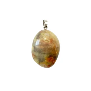 Agate Crazy Lace : Vertus, Bienfaits & Propriétés en Lithothérapie pendentif agate crazy lace pierre roulee 01.jpg