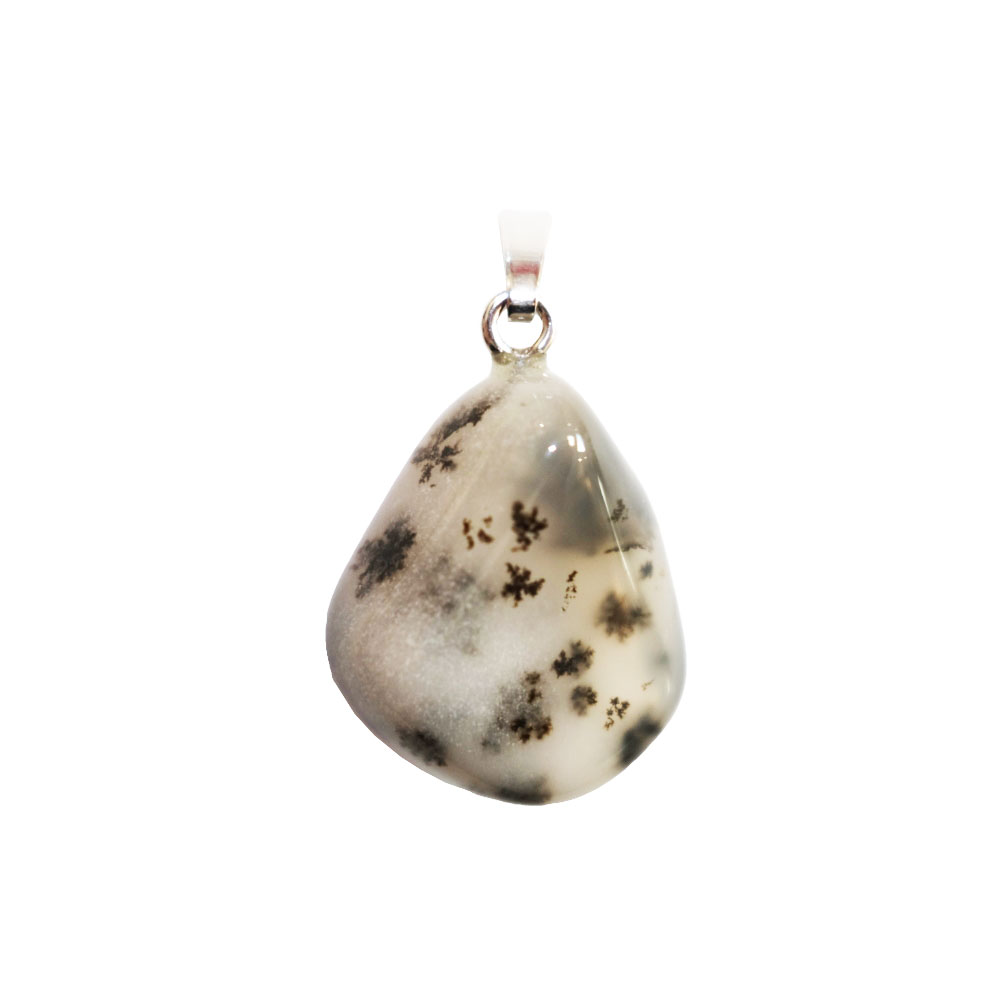 pendentif agate dendrite pierre roulee 01 pendentif agate dendrite pierre roulee 01