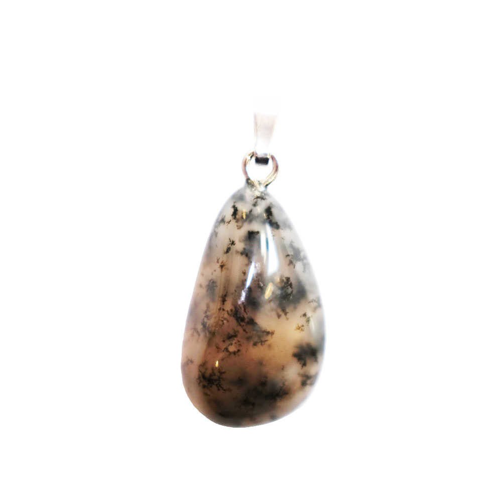 pendentif agate dendrite pierre roulee 02 pendentif agate dendrite pierre roulee 02