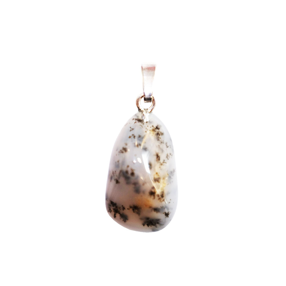 pendentif agate dendrite pierre roulee 03 pendentif agate dendrite pierre roulee 03
