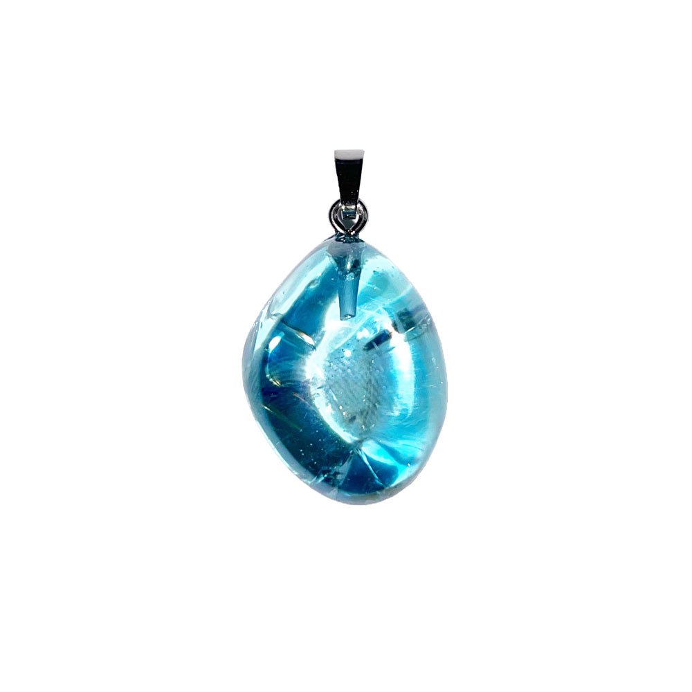 pendentif aqua aura pierre roulee 01