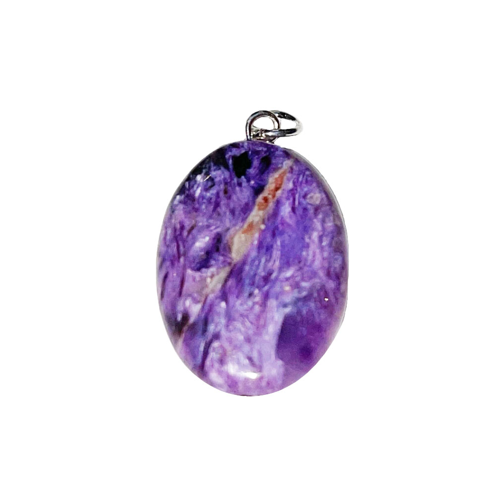 pendentif charoite pierre plate 03 pendentif charoite pierre plate 03