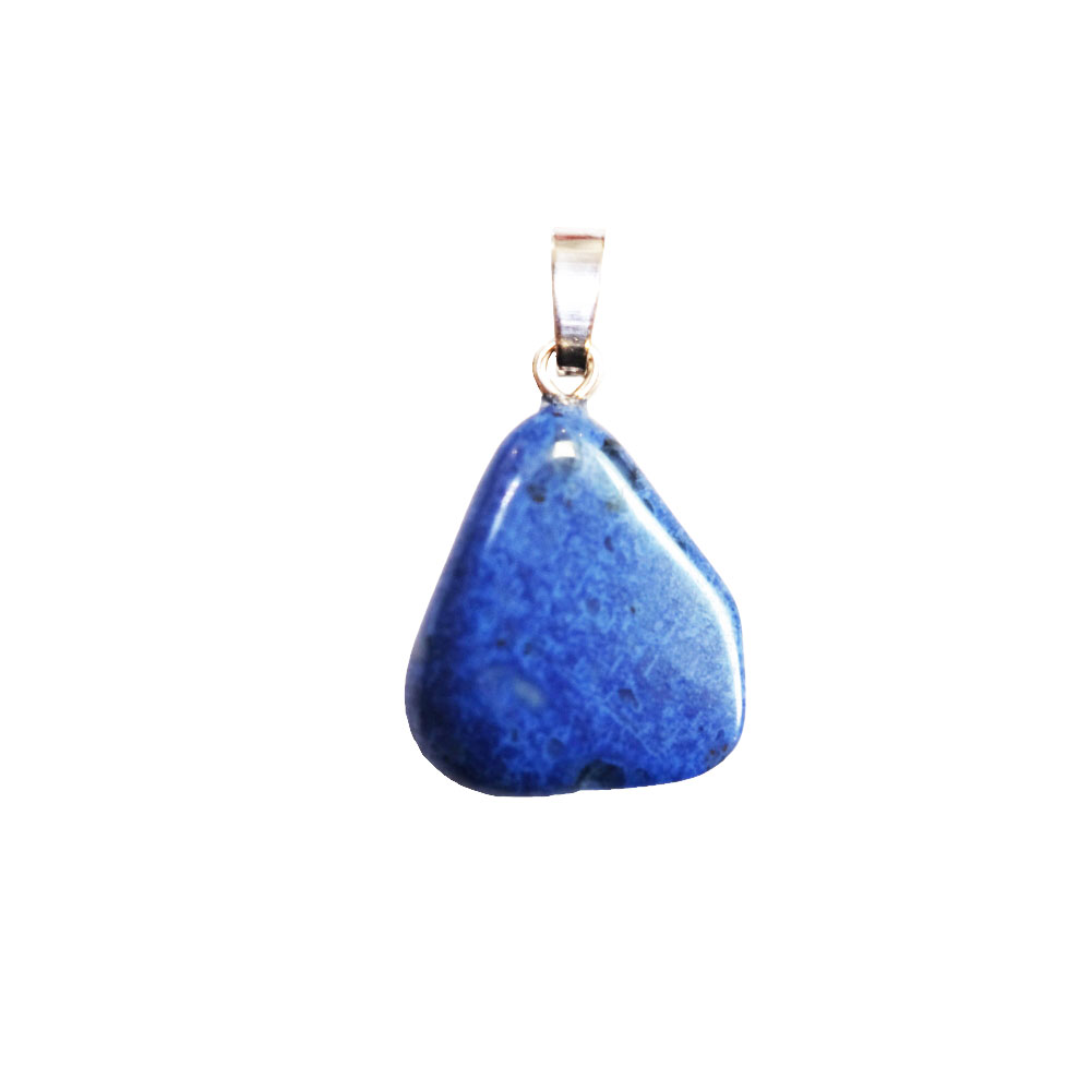 pendentif dumortierite pierre roulee 02 pendentif dumortierite pierre roulee 02