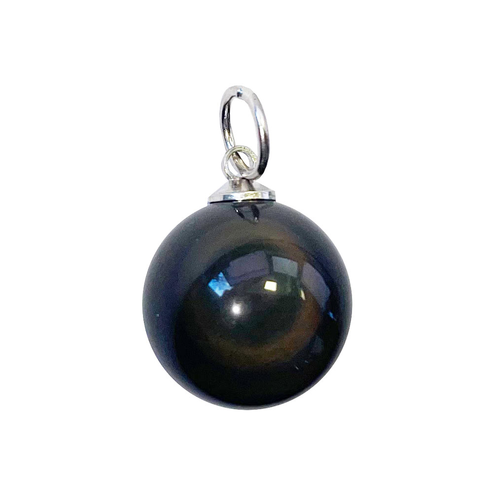 pendentif obsidienne oeil celeste pierre roulee 01 pendentif obsidienne oeil celeste pierre roulee 01