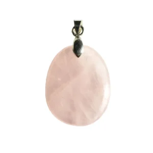 Quartz Rose : Vertus, Bienfaits, Propriétés et Signification en Lithothérapie pendentif quartz rose pierre plate 1 1000x1000.jpg