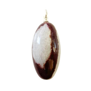 Shiva Lingam : Vertus, Bienfaits, Propriétés et Signification en Lithothérapie pendentif shiva lingam pierre roulee 01