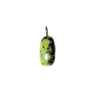 Variscite : Vertus, Bienfaits, Propriétés et Signification en Lithothérapie pendentif variscite pierre roulee 01