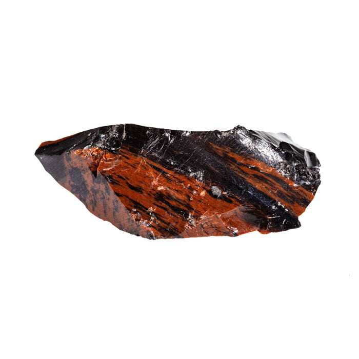 pierre obsidienne acajou