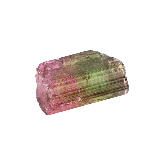 pierre tourmaline multicolore