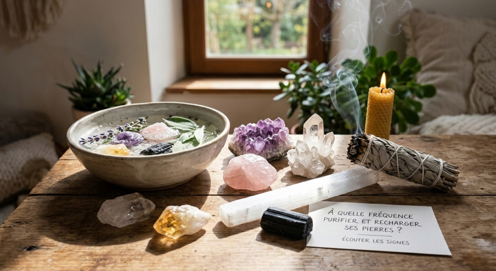 purification et rechargement des cristaux méthodes et rituels