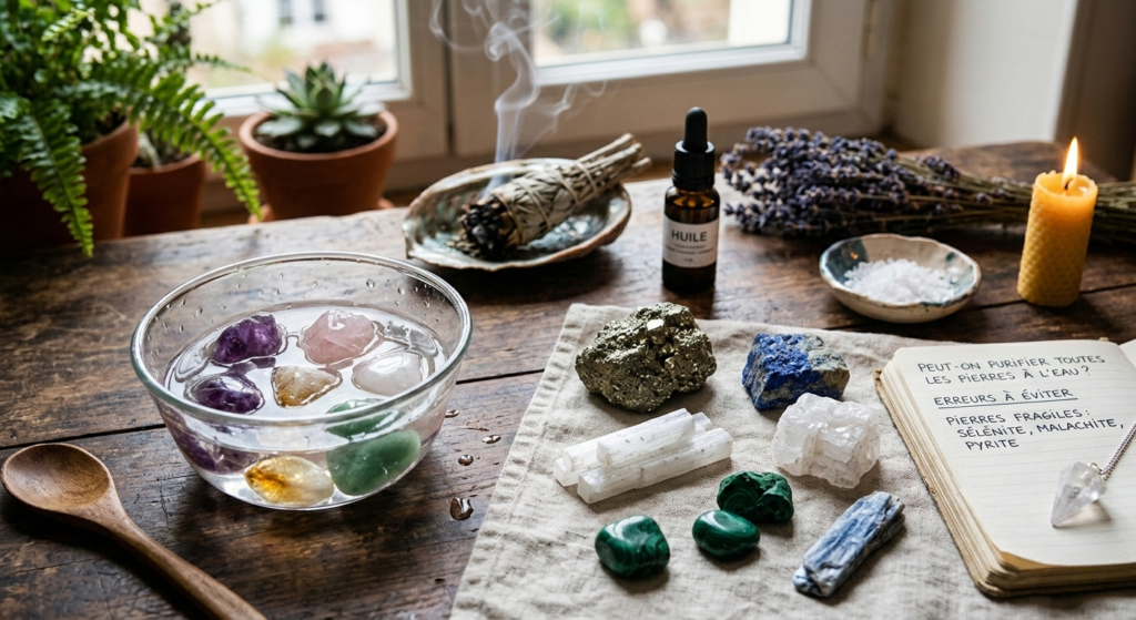 purification pierres eau vs alternatives